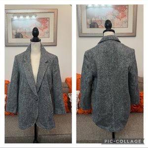 🆕 Old Navy Gray Wool Blend Coat